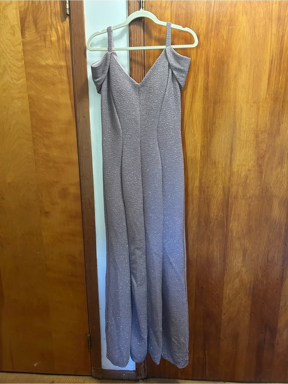 Sparkle Textured Formal Maxi Dress